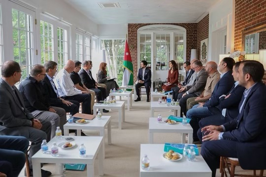 Dr. Ahmad Nsour Meets HRH Crown Prince Al Hussein bin Abdullah II